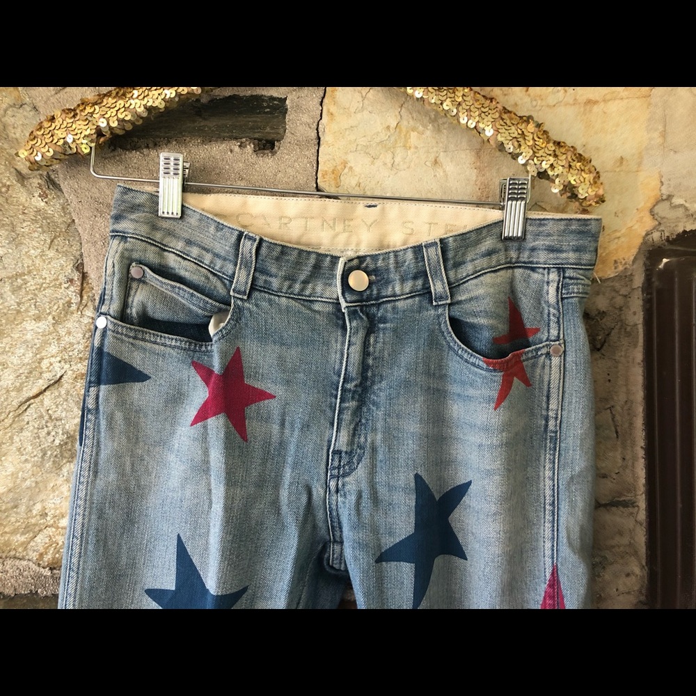 Stella McCartney Skinny Boyfriend Jeans With Stars - Picture 3 of 8